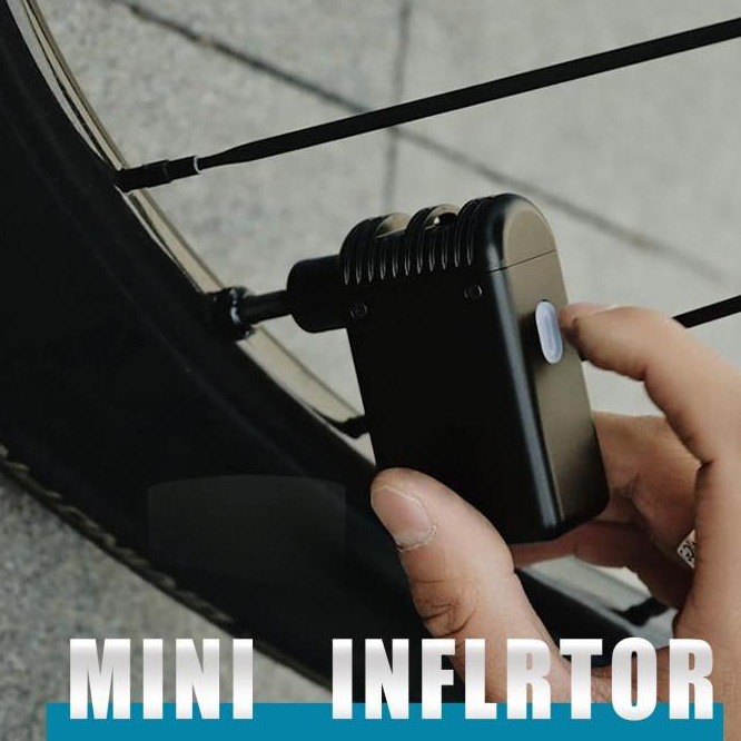 100PSI Mini Bomba De Bolso Portátil Ar Elétrica Compressora Recarregável Inflador De Pneus Para Motocicleta Bicicleta