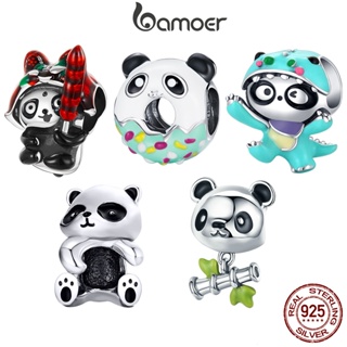 Bamoer 925 Sterling Sliver Charms Pendants Design Animal Panda Bonito Coleção Acessórios Para Pulseiras DIY em Oferta na Shopee