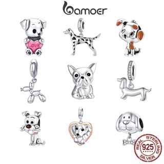 Bamoer 925 Sterling Sliver Charms Pendants Design Animal Cute Dog Collection Acessórios Para Pulseiras DIY