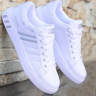 Tênis Masculino casual De Tecido Respirável Branco Combina Com Tudo Estilo Coreano Moda Verão 2023
