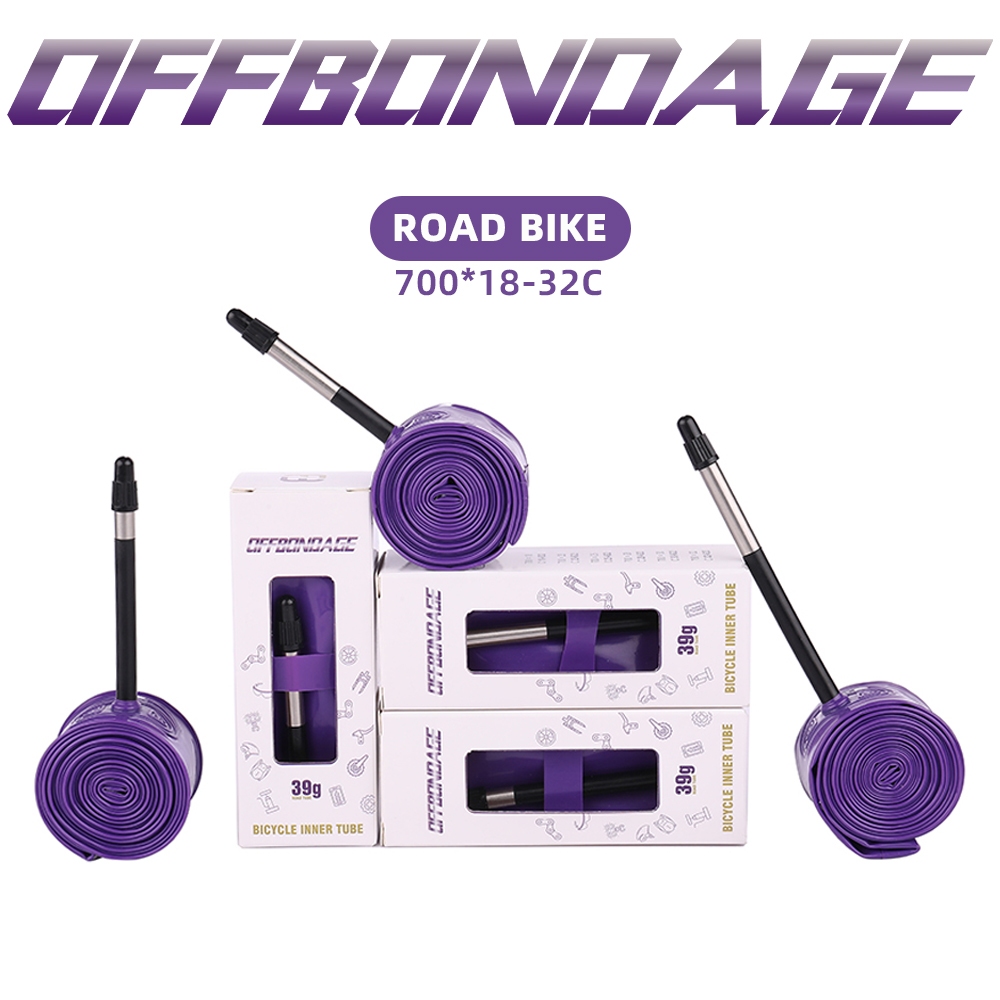 Tubo Interno De Bicicleta OFF 700C , Resistente A Altas Temperaturas , Ultraleve , TPU Para De Estrada , 39g Perfurações