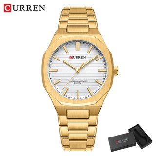 Relógio Masculino CURREN Clássico Original Simples Ponteiros Luminoso De Aço Inoxidável Moda Casual Negócios Desportivos Quartzo Analógico À Prova D