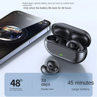 VBNBV Condução Óssea Bluetooth 5.2 TWS Fones De Ouvido Sem Fio 9D Estéreo Para Redução De Ruído HiFi Esportivos iphone