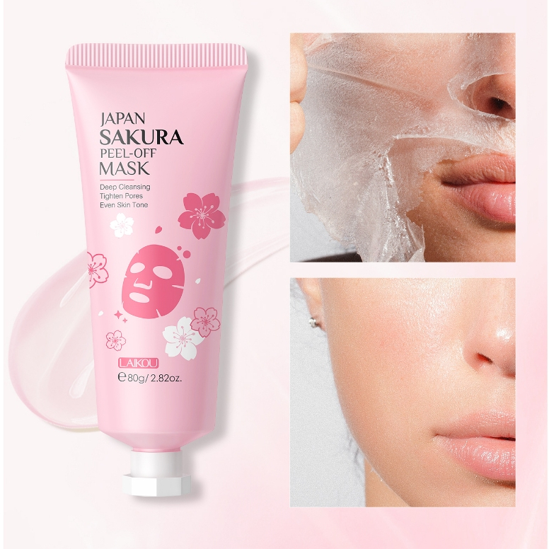 LAIKOU Sakura Máscara De Descasque Limpeza De Poros Remover Blackheads Brightening 80g · foto 2