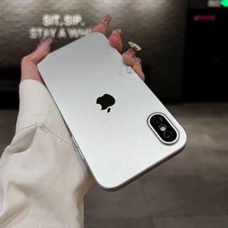 Capa iphone Estojo De Luxo 6d Duro Fosco Premium Para iPhone Xs Max X XS XR 14 13 12 11 Pro Max 7Plus 8Plus