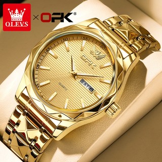 OLEVS 8164 Relogio Masculinos Luxo Prova D’água Original Dourado Esportivo De Aço Cronógrafo Quartzo em Oferta na Shopee