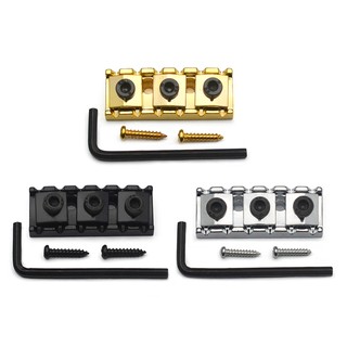 42/43MM Trava Da Porca De Travamento Guitarra Com Chave Allen Parafusos Peças Preto/Prata/Ouro
