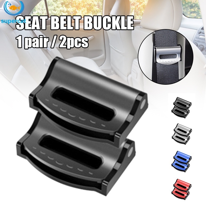 Cinto De Segurança Do Carro Clipe Ajustador Conforto Universal Auto Ombro Pescoço Cinta Clips Posicionador 1 Par