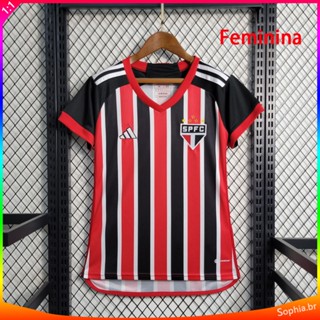 Camisa Da Equipe Feminina 2023 II Futebol Paulo