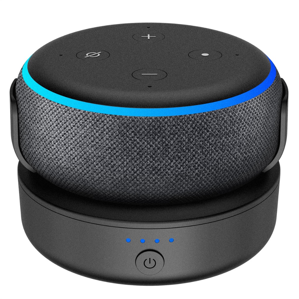 100000mah Base De Bateria Para Alexa Echo Dot 3a Geração Estação De Ancoragem Inteligente Do Alto-Falante Recarregável