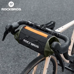 ROCKBROS Saco De Bicicleta Com Guidão Frontal Tubo Portátil De Alta Capacidade Ombro Acessórios 2.4L