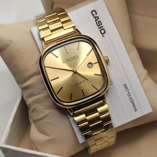 casio Relógio Vintage De Moda À Prova D'água A138 Golden