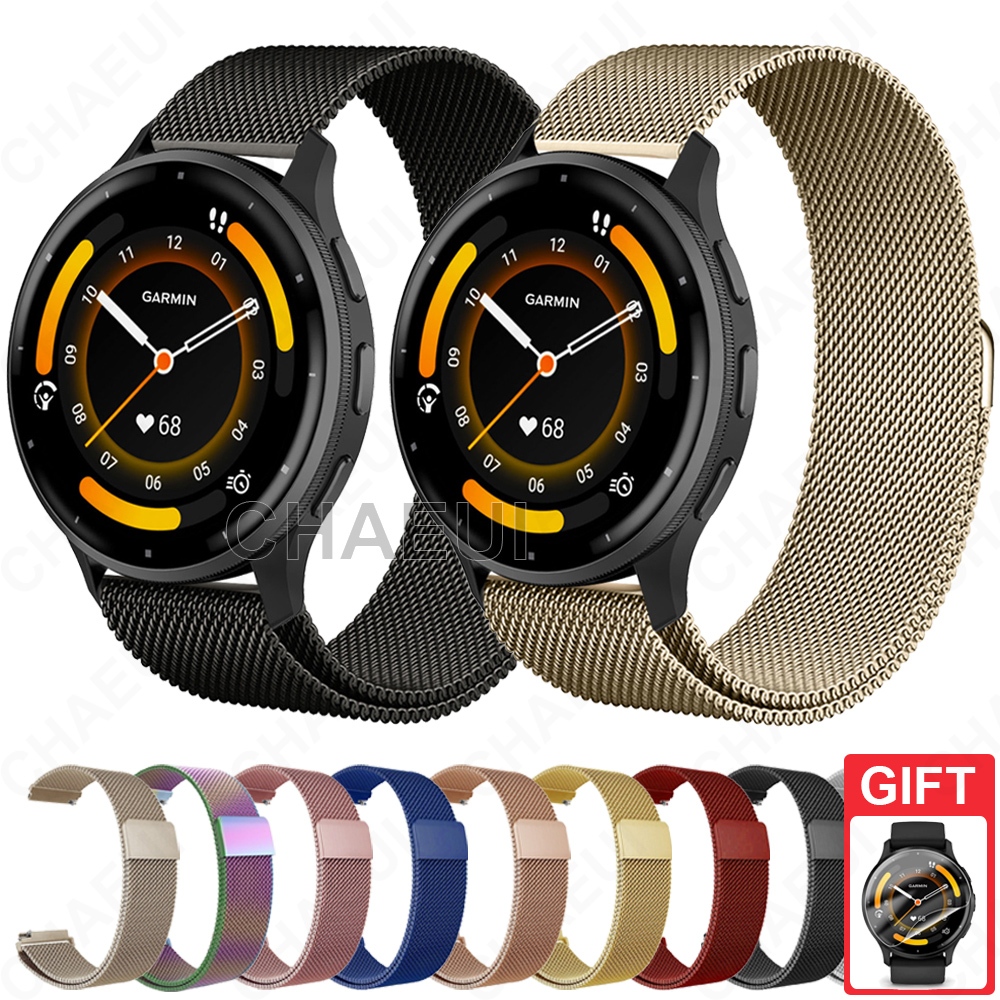 Pulseira De Metal Em Aço Inoxidável Para Garmin Venu 4 45mm 41mm / Venu 3 / 3s / Venu 2 / 2s / 2 Plus em Oferta na Shopee