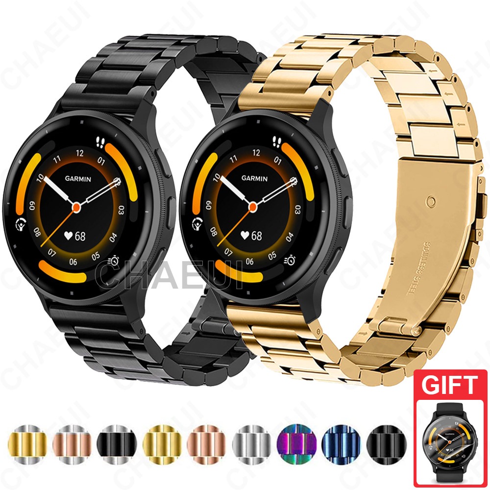 Substituição De Pulseira De Metal Com Aço Inoxidável Para Garmin Venu 4 45mm 41mm / Venu 3 / 3s / Venu 2 / 2s / 2 Plus em Oferta na Shopee