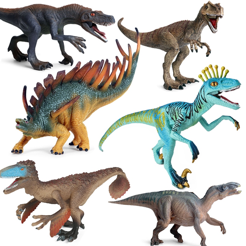 Dinossauro Toy Modelo De Simulação Sólida Ciência Iguanodon Piroraptor Ceratosaurus Allosaurus Eoraptor Jurássico Animal Criança Display Cognitivo Ornamento Propulsor