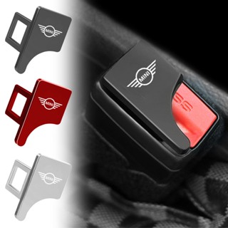 1pcs Cinto De Segurança Metálico Antiderrapante Para Carro Fivela Logotipo Do Oculta Mini Cooper One S R50 R53 R56 R60 F55 F56 R57