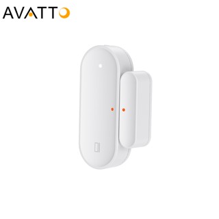 AVATTO ZigBee Sensor De Porta Inteligente , Janela Tuya Abrir Alarme Fechado Detector De Smart Life APP Trabalhar Com Alexa Google Home .