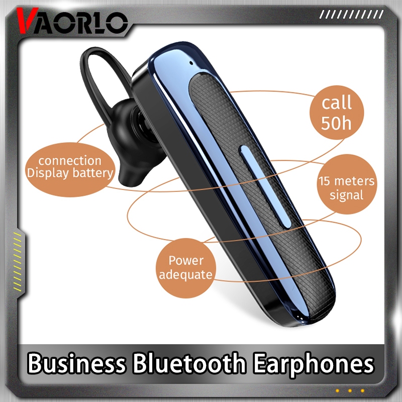 VAORLO Fone De Ouvido Bluetooth 5.1 Sem Fio , Esportivo À Prova D'água , Fones Business Earhook Para Caminhões Cancelamento