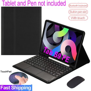 Capa De Rato Galaxy Tab S9 FE Com Teclado trackpad Para Samsung 10.9