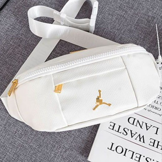 AJ New Saco Crossbody Bag Esportivo De Couro Para Mulheres E Homens De Ombro Hip-hop
