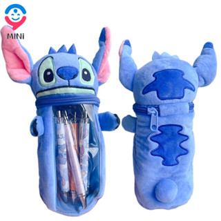 Stitch Estojo De Pelúcia Lápis Maquiagem Mickey Anime Kawaii Lotso Bolsa De Moedas KidsToys