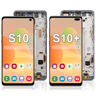 Tela Frantal Display Samsung Galaxy S10 Plus G975F S10 + Lcd Com Aro S10 G973F Incell em Oferta na Shopee