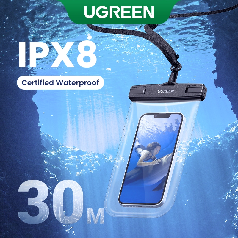 Capa À Prova D'água UGREEN Com Alça De Pescoço Para iPhone 17 Pro Max 15 14 Samsung S24 S23 Huawei P50 Até 7.2 Polegadas em Oferta na Shopee