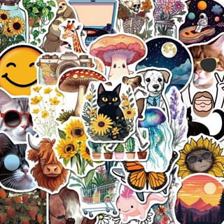 50pcs Instagram Estilo Desenho Animado Adesivos De Arte Criativa Requintados De Conta De Bricolage Para Computador Planos À Prova D
