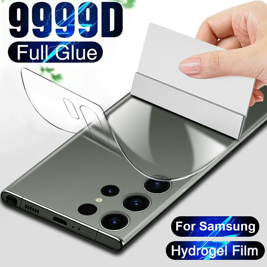 Película Traseira Gel Flexível Para Samsung Galaxy S26 S25 S24 S23 S22 S21 S20 Ultra Plus S24 S25 FE