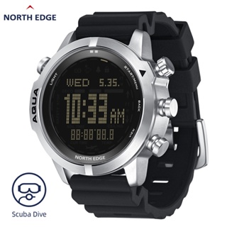 NORTH EDGE AQUA Relógio Original De Mergulho Profissional Masculino Com Computador Altímetro De 100M Barômetro Bússola Digital Para Homens em Oferta na Shopee