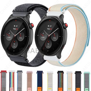 Acessórios De Pulseira De Nylon Respirável Para Huami Amazfit GTR 4 3 2 Pro 47mm 42mm Pace Stratos