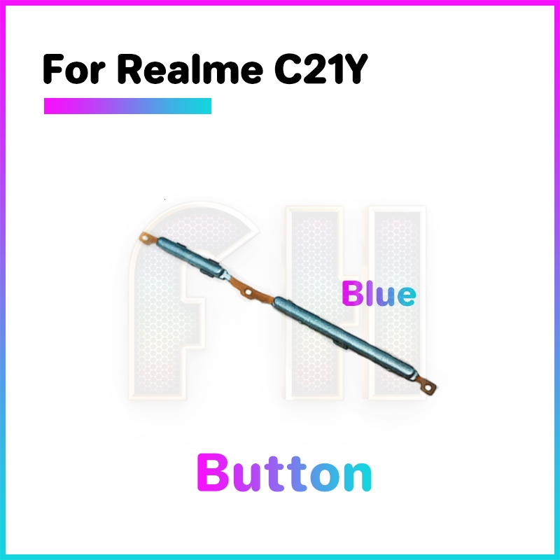 Botão De Volume De Energia Flexível Para Realme C21Y C21Y Y Interruptor Liga/Desliga Chave Mudo Controle Fita Cabo - detalhe