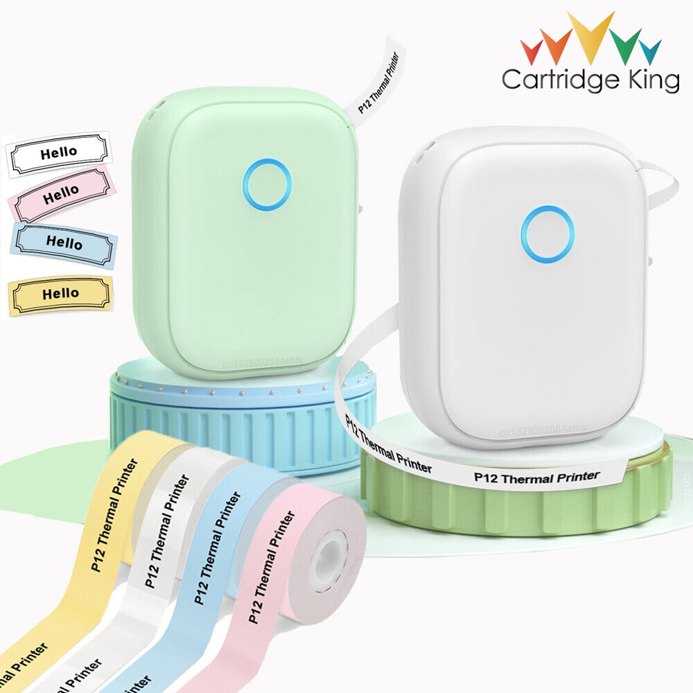 Marklife P12 Fita Mini Impressora Térmica Portátil de Etiquetas Térmicas Portáteis Inkless Mini Sem Fio