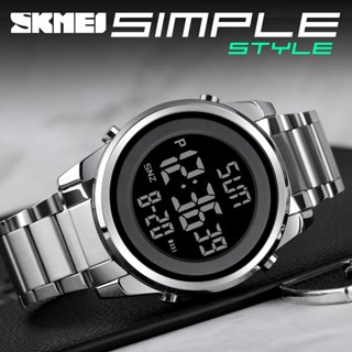 SKMEI Digital 2 Time Relógios De Moda Homem Relógio De Pulso Cronômetro Contagem Regressiva Hora De Alarme Para reloj hombre 1611relógios De Presente Requintados