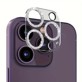 Película Protetora Para Câmera Flash Adequada iPhone 15/14/11/12/13 Pro Max Vidro De Proteção Lentes Transparentes Adequado 13mini 12mini 14Plus 15Plus De Câmeras
