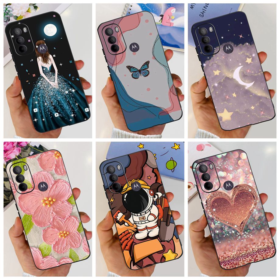 Para Motorola Moto G31/G41 XT2167-2 Capa De Borracha De Silicone Macia Fosca Telefone 2023 Novo Desenho Padrão em Oferta na Shopee