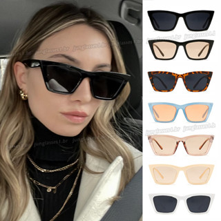 INS Estilo Hip-hop Moda Coreana Óculos De Sol De Olho De Gato Unisexo Feminino
