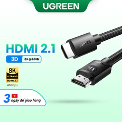 Ugreen 8K Ultra Alta Velocidade 48 Gbps HDMI 2.1 Cabo Suporta 8K/60Hz 4K/120Hz HDR Dolby Atmos eARC Para PS4 Apple