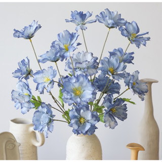 1 Ramo 81cm Flor Artificial Longo 4 Cabeças Lírio De Água 8 Cores Simulação Para Casamento Home Office Hotel Garden Table Decoration