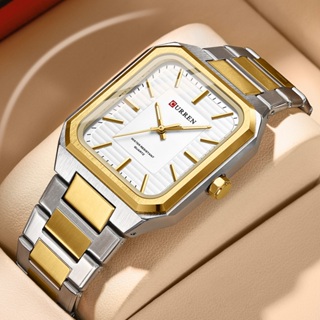 Novo Relógio De Luxo CURREN Masculino Simples Versátil De Aço Inoxidável Design Criativo Quartzo Analógico Casual Esportivo Estilo Impermeável 8457 XQ em Oferta na Shopee