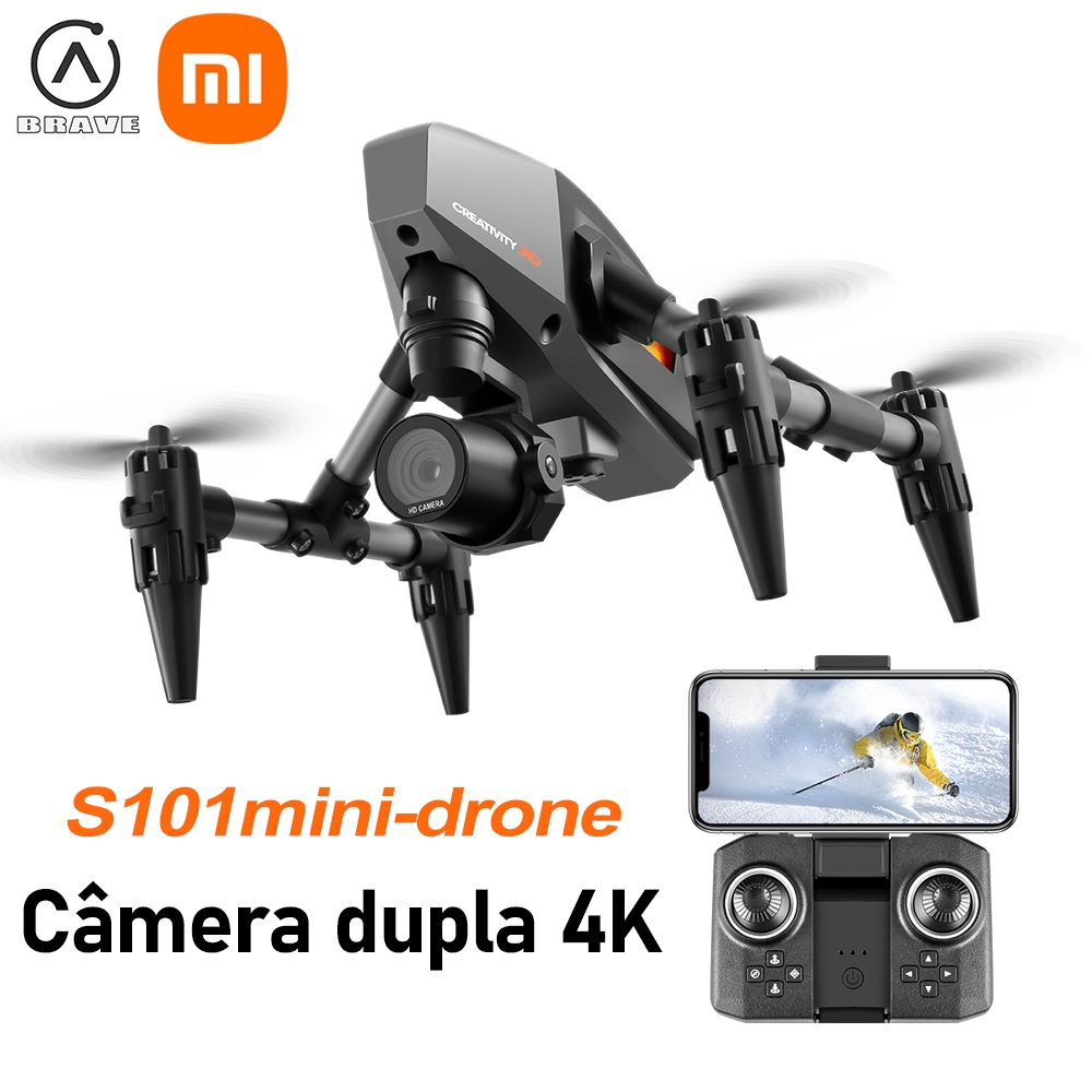 [Xiaomi] S101-4k Drone Mini Quadcopter-Remote Controle Remoto de Câmera Aérea-Drone