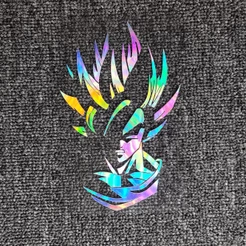 Adesivos De Carro Dragon Ball Z Son Goku Kakarotto Super Saiyan Anime Decalques Reflexivos Para Tampa Do Tanque De Combu