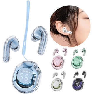 T8 Linhas Bluetooth Earbuds Com Visor Digital LED Hifi Enc Bt 5.3 Fone De Ouvido Intra-Auricular Sem Fio Para Xiaomi Huawei iPhone