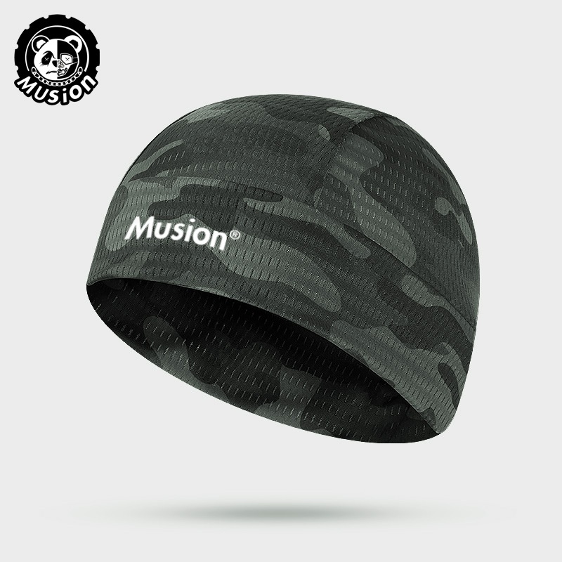 Musion Original Design Motorcycle Helmet Inner Cap Head Cover Hat Sweat absorve High-stretch Outdoor Sports Cap
