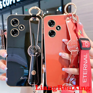 Capinha Caixa Telefônica infinix hot 30 play 30i 2022 Softcase silicone Galvanizado À Prova De Choque Capa Nova design Alças De Pulseira Lanyard Para Meninas WDXGS01 CAPA
