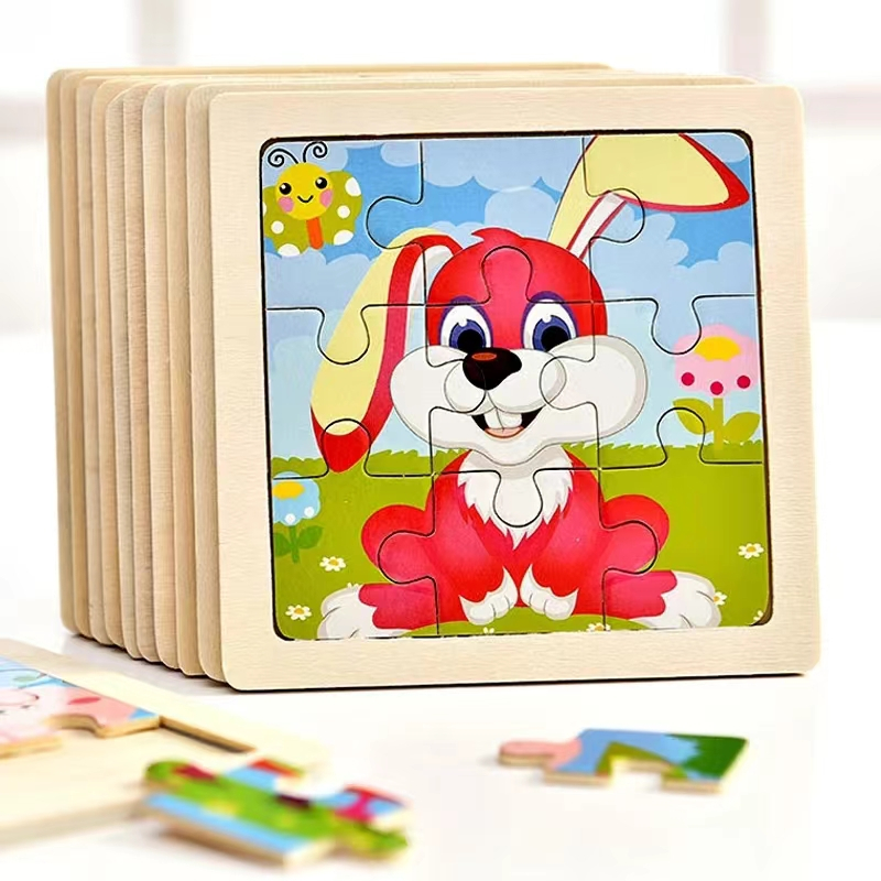 Quebra-Cabeça Educacional De Madeira Brinquedos Educacionais Kids Jigsaw Puzzle Para Crianças em Oferta na Shopee