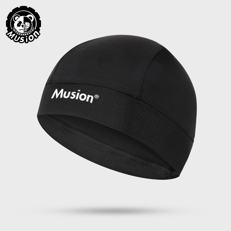 Musion Design Original Capa Esportiva Exterior De Cabeça Absorvente De Suor Capacete Interno De Motocicleta De Alto Estiramento