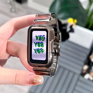 Faixa De TPU Transparente Com Estojo Para Banda Huawei 8/7/6 Pro Pulseira De Silicone De Honra/Watch Fit/2 Smartwatch Strap