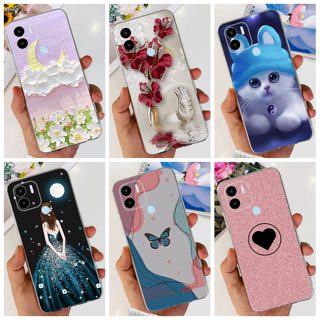 Para Xiaomi Redmi A1 Plus Capa A2 Popular De Cartoon De Flores Macia RedmiA1 + RedmiA2 + Poco C50 C51