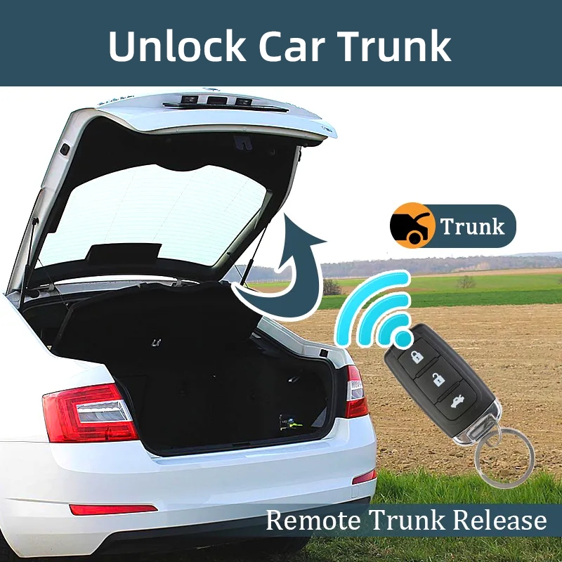 Alarme Automotivo De Carro Controle Alarme Bluetooth Controle APP Universal Com 2 Controles